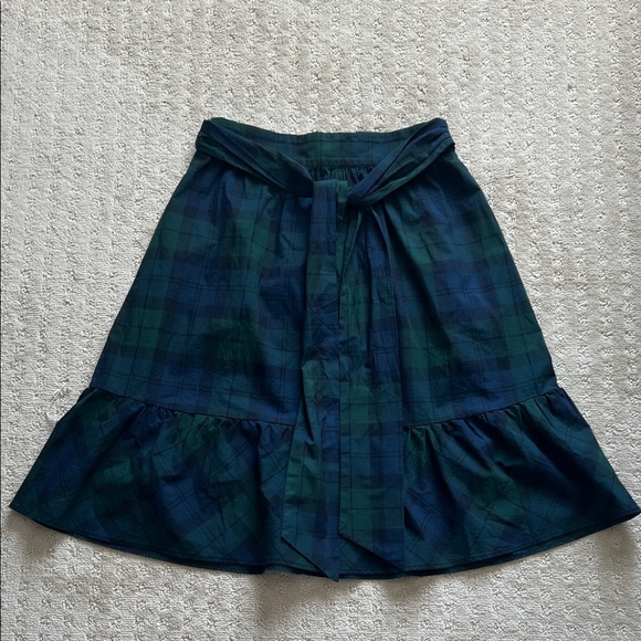 NWT Black Watch Plaid JCrew Skirt - Picture 1 of 4